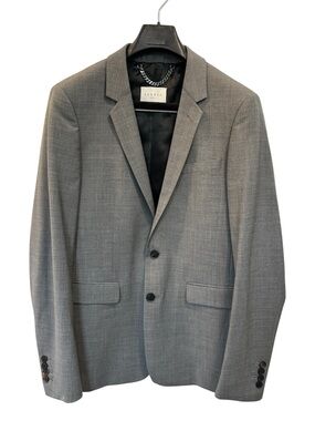 Sandro Paris Grey Tailored Blazer / Suit Jacket
